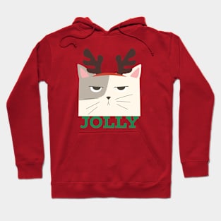 Jolly Christmas Cat Hoodie